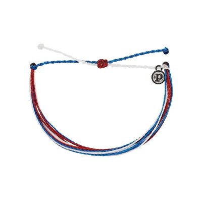 Pura Vida Bright Original Red White & Blue Bracelet