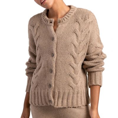 Paper Label Wms Elsie Cable Cardigan