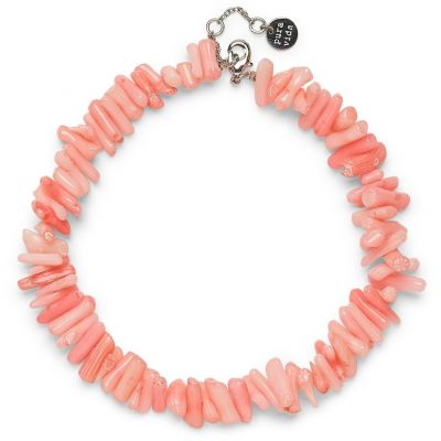 Pura Vida Pink Coral Chain Anklet