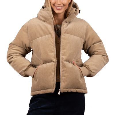 Wemoto Jay Cord Hooded Puffer Jacket