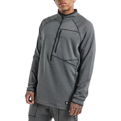 Burton Stockrun Grid Half-Zip Fleece