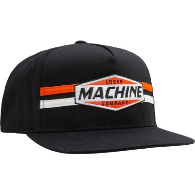 Loser Machine Anvil Snapback Cap - Black