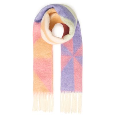 ICHI Iamalfrid Scarf - Navy Peony