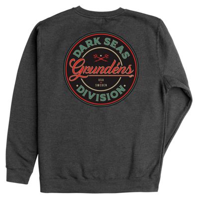 Dark Seas 25 Instinctive Crew Fleece Heather