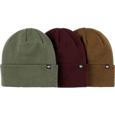 686 Standard Roll Up 3 Pack Beanie - Neutral Pack