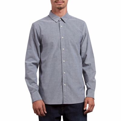 Volcom Oxford Stretch Long Sleeve Shirt 