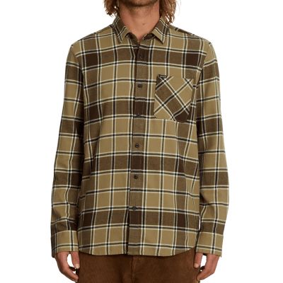 Volcom Caden Plaid Long Sleeve Shirt 