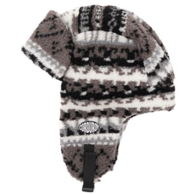 Corduroy Fleece Trapper - Grey