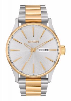 Nixon Sentry Stainless Steel - Silver/Gold