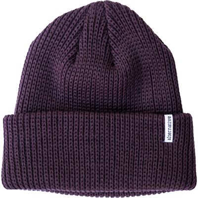 Alternative Signature Beanie - Midnight Plum