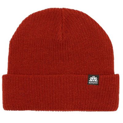 Autumn Simple Beanie - Burnt Henna