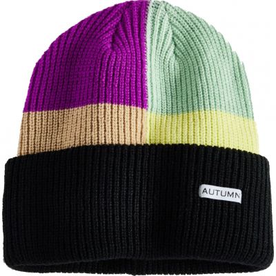 Autumn Select Patchwork Beanie - Black