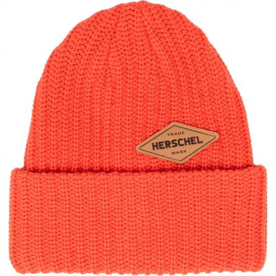 Herschel Douglas Suede Diamond Beanie - Tangerine