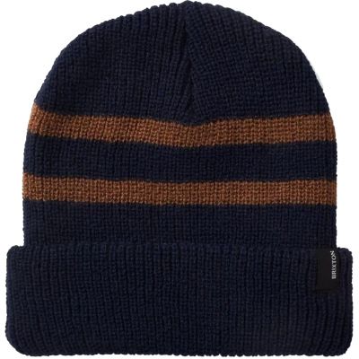 Brixton Heist Beanie - Navy/Bison