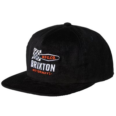 Brixton Motorways Snapback - Black Cord
