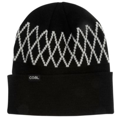 Coal The Uniform Lite Beanie - Black Diamond Stripe