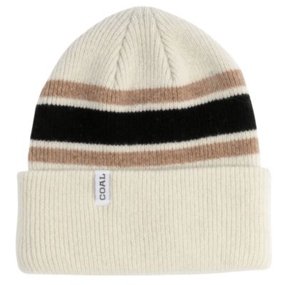 Coal Haines Beanie - Off White/Black