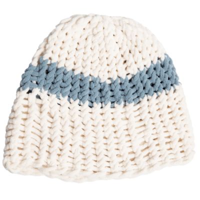 Coal Lampshade Skully Beanie - Off White/Blue