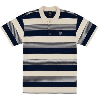 Chain to Bank Living Large Stripes Polo