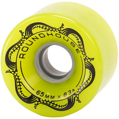 Carver Wheels Roundhouse Slicks Green Glo 83A/65mm