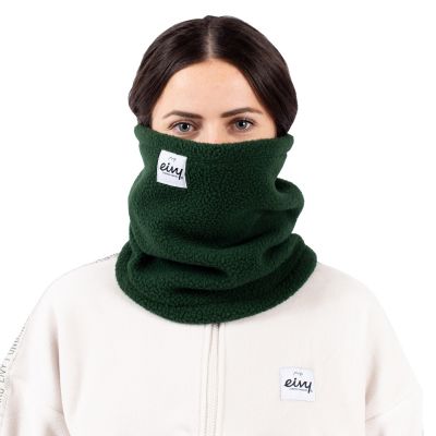 Eivy Adjustable Sherpa Neckwarmer - Forest Green
