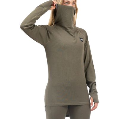Eivy Wm Icecold Merino Wool Gaiter Rib Top