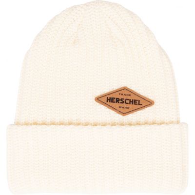 Herschel Douglas Suede Diamond Beanie - White
