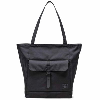 Herschel Retreat Tote Bag - Black Tonal