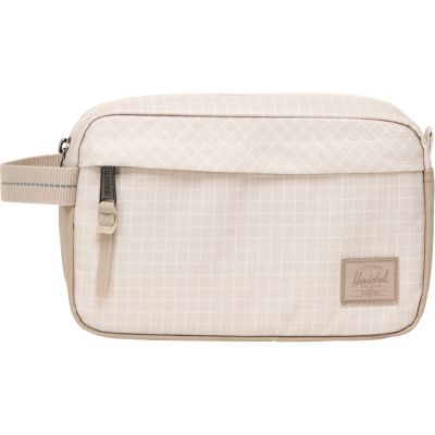 Herschel Chapter Travel Kit - Grid Pelican/Roasted Cashew