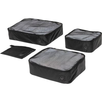 Herschel Kyoto Packing Cubes - Black Tonal