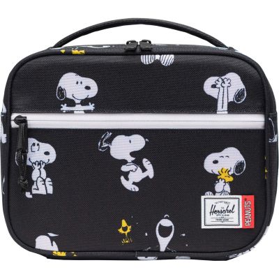 Herschel x Peanuts® Pop Quiz Lunch Box Snoopy & Woodstock Black [5L]
