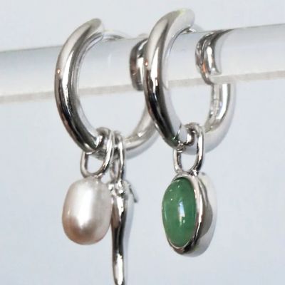 Horace Pepea Boucles d'oreilles - Argent