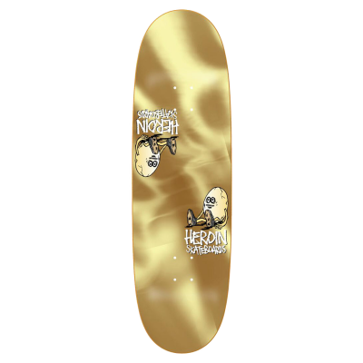 Heroin Skateboards Symmetrical Egg Gold - 9.25"