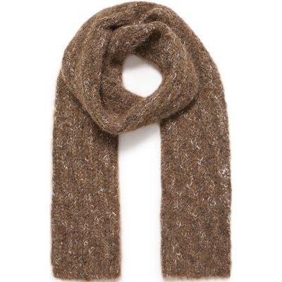 Ichi Ialiina Scarf - Carob Brown Melange