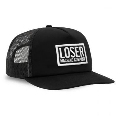 Loser Machine Box Trucker Cap - Black/White 
