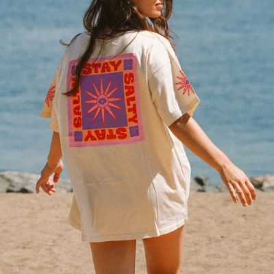 Notice The Reckless Stay Salty Oversize