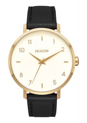 Nixon Wms Arrow Leather - Gold/Cream/Black