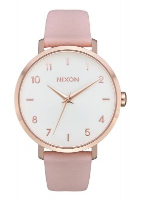 Nixon Arrow Leather - Rose Gold / Light Pink
