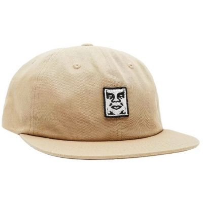 Obey Icon Patch Panel Strapback - Khaki