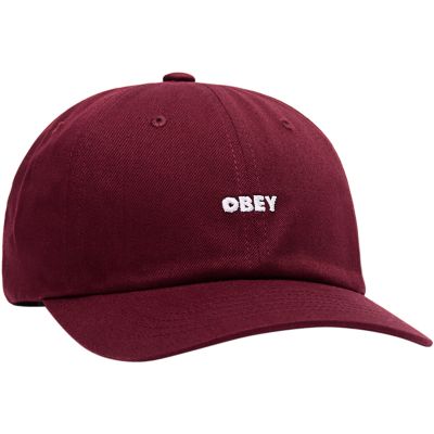 Obey Bold Curve 6 Panel Strapback - Port