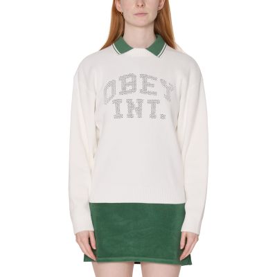 Obey Wms League Crew Sweater