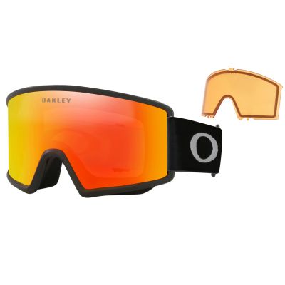 Oakley Target Line L - Black [Fire Iridium + Persimmon]