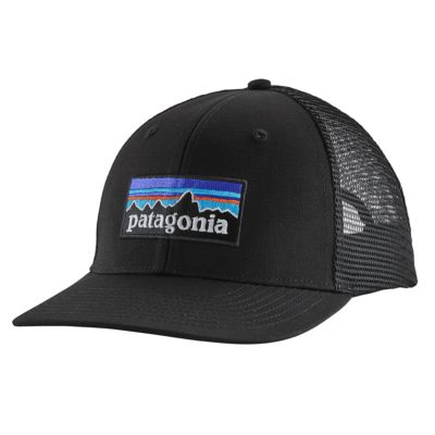 Patagonia P-6 Logo Trucker Hat - Black