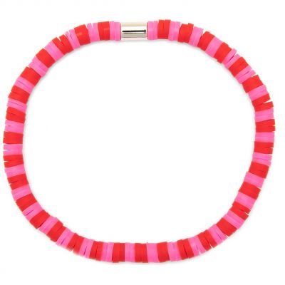 Pura Vida Seascape Stretch Bracelet - Cherry Pie