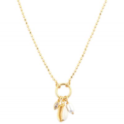 Pura Vida Zuma Charm Pendant Necklace - Gold