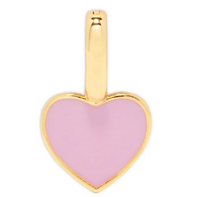 Pura Vida Harper Enamel Heart Charm - Gold