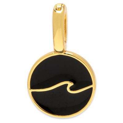 Pura Vida Harper Enamal Wave Charm - Gold