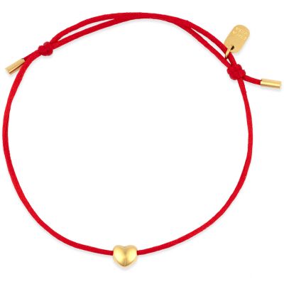 Pura Vida Lydia Charm Bracelet Heart - Red