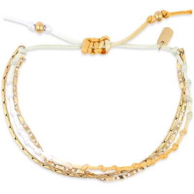 Pura Vida Ombre Knot Layered Bracelet - Neutral