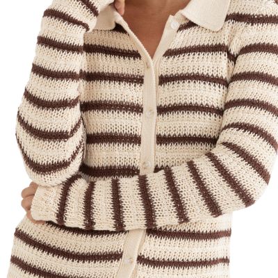 Rhythm Wm Highline Stripe Top 